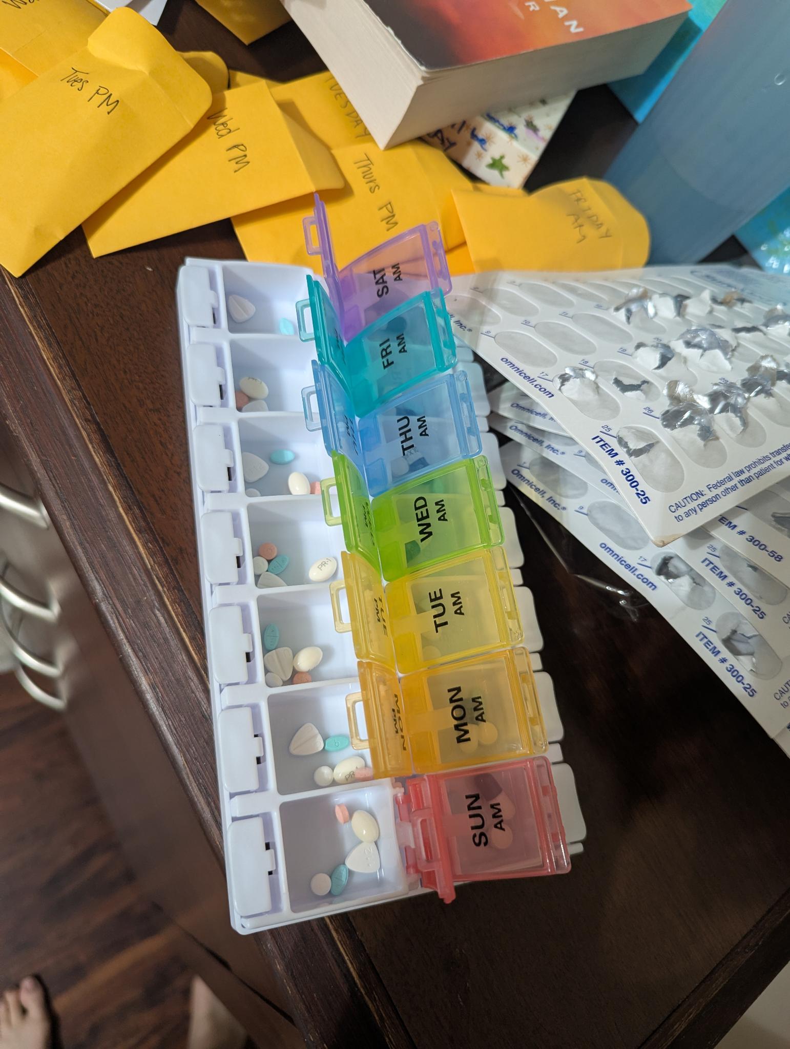 A picture of my meds