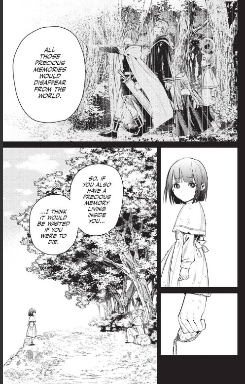 A manga screenshot, Frieren ch2