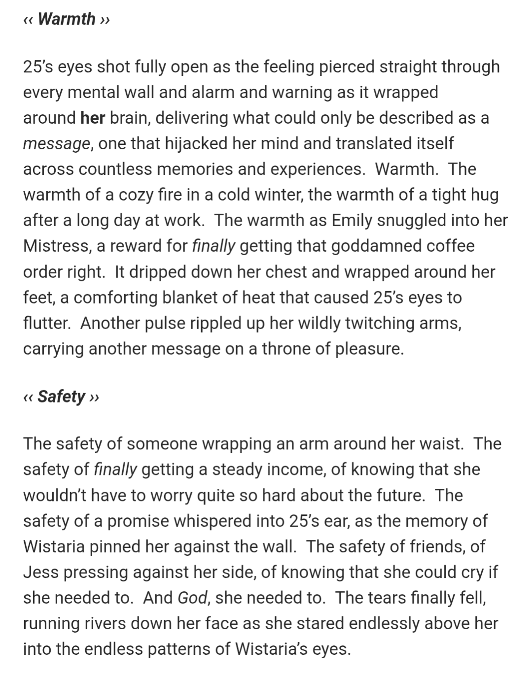 An ao3 screenshot